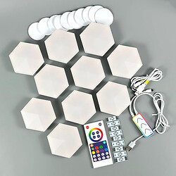 Настінні модульні Smart LED панелі стільники LXQG01 RGBIC, Білий