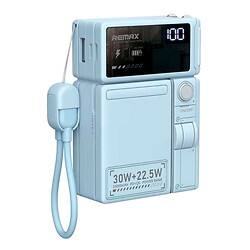 Портативная батарея (Power Bank) Remax CP-18 Lanyard, 10000 mAh, Голубой