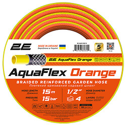 Шланг 2Е AquaFlex 2E-GHE12OE15, Оранжевый