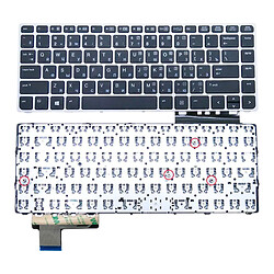 Клавиатура для ноутбука HP EliteBook Folio 9470M, Черный