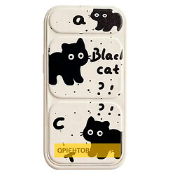 Чехол (накладка) Apple iPhone 17 Pro Max, Epik Panel Stand, Black Cat, Рисунок