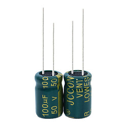Конденсатор CD110 100uF 50V 8*12 105C [Low ESR]