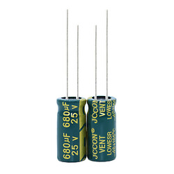 Конденсатор CD110 680uF 25V 8*16 105C [Low ESR]