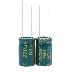 Конденсатор CD110 220uF 63V 10*17 105C [Low ESR]