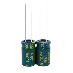 Конденсатор CD110 100uF 100V 10*17 105C [Low ESR]