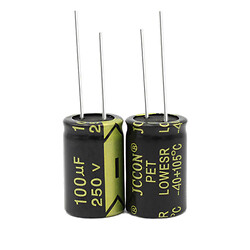 Конденсатор 100uF 250V 16*25 105C [Low ESR]