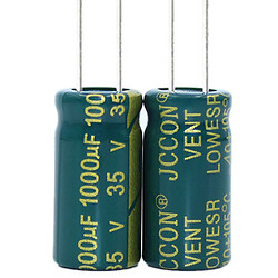 Конденсатор CD110 1000uF 35V 10*20 105C [Low ESR]