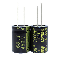 Конденсатор 68uF 450V 18*21 105C [Low ESR]