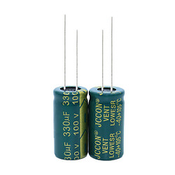 Конденсатор CD110 330uF 100V 13*25 105C [Low ESR]