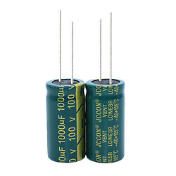 Конденсатор CD110 1000uF 100V 18*35 105C [Low ESR]