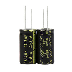 Конденсатор 100uF 450V 18*35 105C [Low ESR]