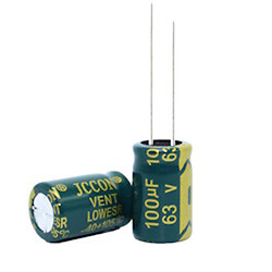 Конденсатор CD110 100uF 63V 8*12 105C [Low ESR]