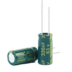 Конденсатор CD110 330uF 63V 10*20 105C [Low ESR]