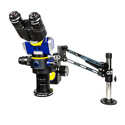 Микроскоп тринокулярный Mechanic SE7045-DVS-1, Синий