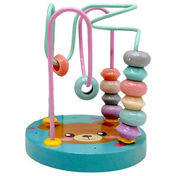 Пальчиковый лабиринт "МИШКА", деревянный, в коробке, Wtoys