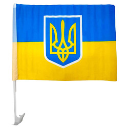 Флаг Украины автомобильный, 45x30 см