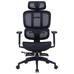 Кресло офисное OfficePro Skyline Footrest, Черный