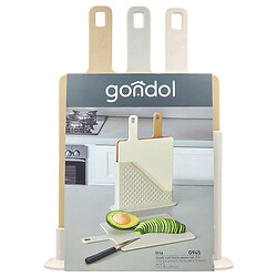 Набор пластиковых досок кухонных Gondol, 3 шт.