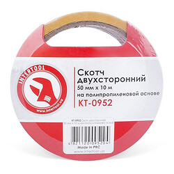Скотч двусторонний, полипропилен, 50мм*10м,KT-0952