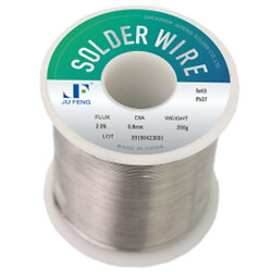 Припій JF- Sn63Pb37 [0,7мм 250г] No Flux без флюсу 0,0%