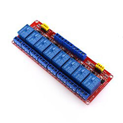 Модуль 8 реле 12V 10A с опторазвязкой HW-578