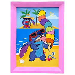 Алмазная мозаика в рамке "Стич / Stitch", Mic