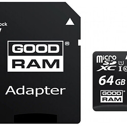 Мапа пам'яті Goodram MicroSDXC UHS-I/U3, 64 Гб.