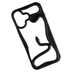 Чехол (накладка) Apple iPhone 15, Soft Snake, Черный