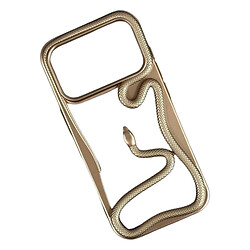 Чехол (накладка) Apple iPhone 17 Pro Max, Soft Snake, Бронзовый