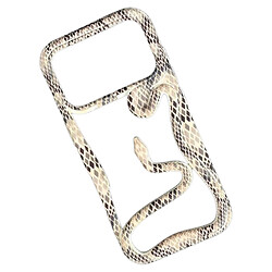 Чехол (накладка) Apple iPhone 17 Pro, Soft Snake, Бежевый