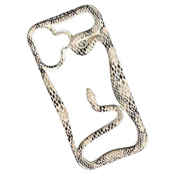 Чехол (накладка) Apple iPhone 17, Soft Snake, Бежевый