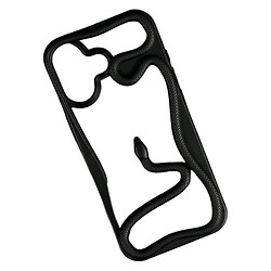 Чехол (накладка) Apple iPhone 17, Soft Snake, Черный