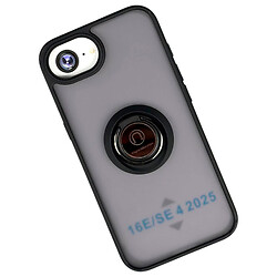 Чехол (накладка) Apple iPhone 16e, TOTU Ring Series Matte Magnet, Черный