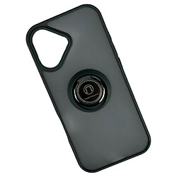 Чохол (накладка) Apple iPhone 17, TOTU Ring Series Matte Magnet, Чорний