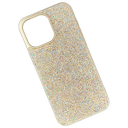 Чехол (накладка) Apple iPhone 14 Pro Max, Swarovski Diamonds, Золотой
