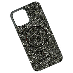 Чехол (накладка) Apple iPhone 13 Pro Max, Swarovski Diamonds, MagSafe, Dark Silver, Серебряный
