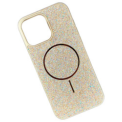 Чохол (накладка) Apple iPhone 15 Pro, Swarovski Diamonds, MagSafe, Золотий