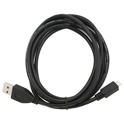 USB кабель Gembird CCP-MUSB2-AMBM-0.3M, MicroUSB, 0.3 м., Черный