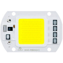 COB світлодіод 50w Білий холодний 220V AC