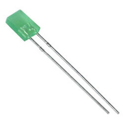 Світлодіод 5х2mm Зелений матовий 2000-3000 mcd 520nm 3-3.2v