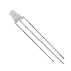 Светодиод 3mm Красный / зеленый 800/600mcd, CC матовый
