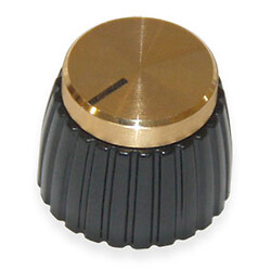 Ручка для потенциометра MARSHALL STYLE BLACK/GOLD 6*18T