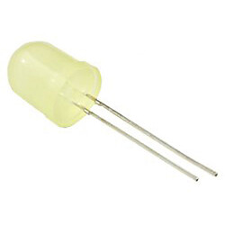 Світлодіод 8mm Жовтий дифузний 25 mCd 35° RL80-HY213