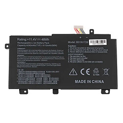 Аккумулятор Asus B31N1726, High quality, Черный