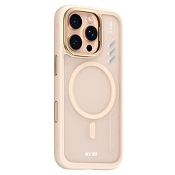 Чехол (накладка) Apple iPhone 16 Pro Max, Blueo Frosted Heat Dissipation Stand, MagSafe, Золотой