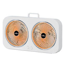 Настільний вентилятор F105 Dual-Fan Design, Жовтий