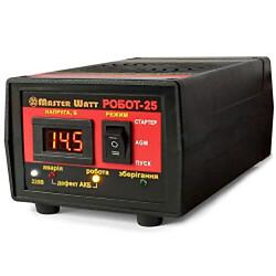 Зарядное устройство Master Watt РОБОТ-25 [автомат, десульфатация, вольтметр]