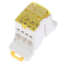 Распределительный блок UKK80A Yellow на DIN-рейку