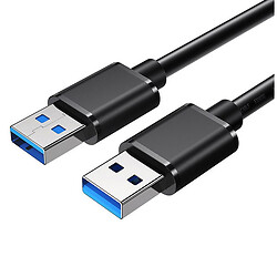 Кабель USB3.0 AM/AM 2м черный