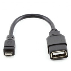 Кабель OTG USB 2.0 AF/B micro-USB 0.1м